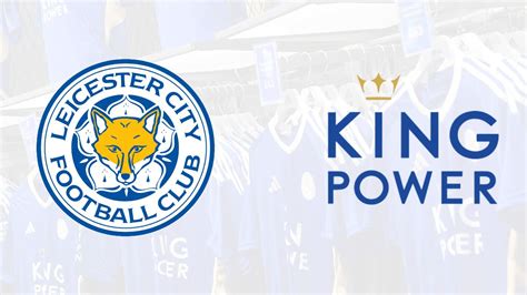 Leicester City stadionja és a King Power logó