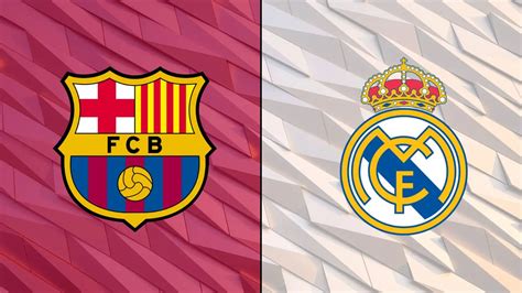 El Clásico logó és a két csapat címerei