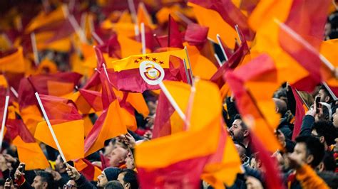 A Galatasaray szurkolói a stadionban