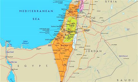Izrael térképe a labdarúgócsapatok elhelyezkedésével