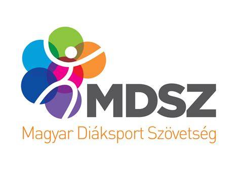 MDSZ Diákolimpia logó és sportoló diákok