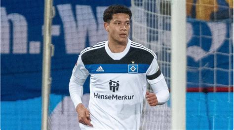 Németh András a Hamburger SV edzésén
