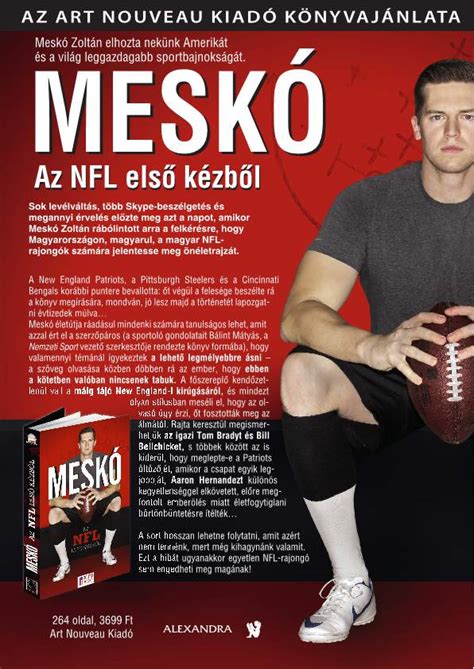 Borítója az NFL első kézből című könyvnek