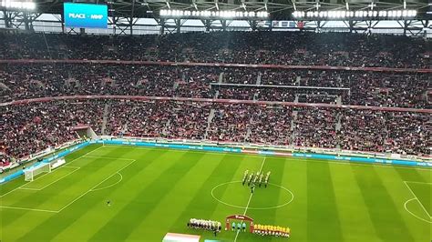 Teltházas mérkőzés a Puskás Arénában