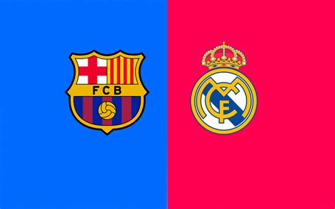 A Real Madrid és FC Barcelona csapatlogói