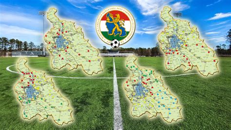 Labdarúgó bajnokságok térképe