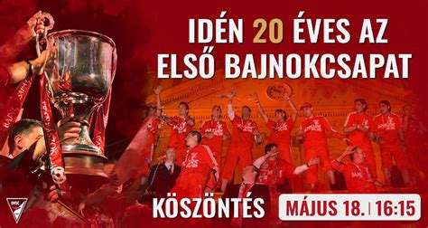 DVSC bajnoki cím ünneplése