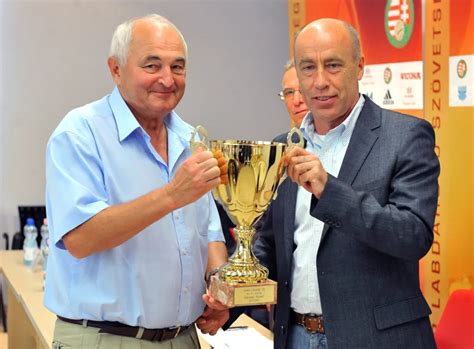 Garami József a Ferencváros padján