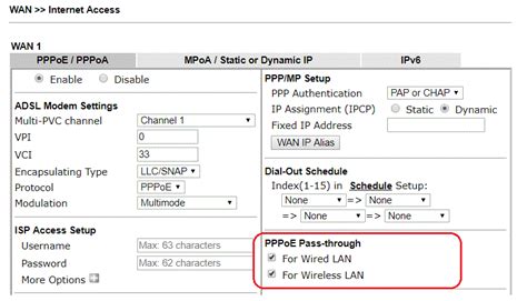 PPPoE Pass-through kapcsolási séma