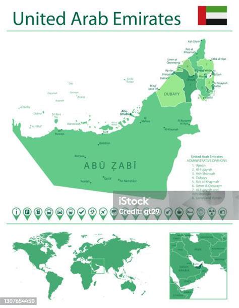 Az Egyesült Arab Emírségek labdarúgó-stadionja és zászlója