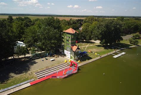A Fadd-Dombori Triatlon Fesztivál légifelvétele