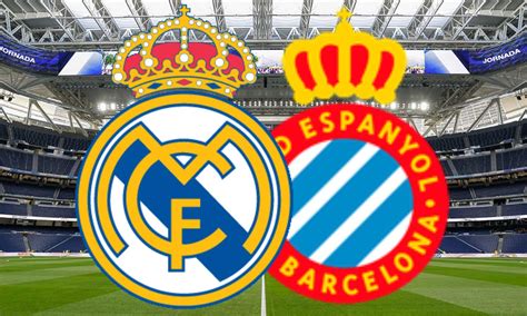Az Espanyol - Real Madrid La Liga mérkőzésének plakátja