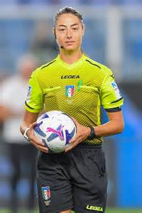 Maria Sole Ferrieri Caputi játékvezető a Serie A mérkőzésen