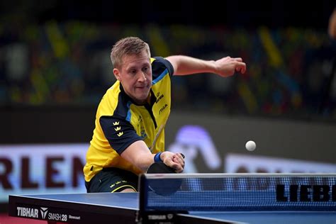 Mattias Falck mérkőzés közben a budapesti világbajnokságon