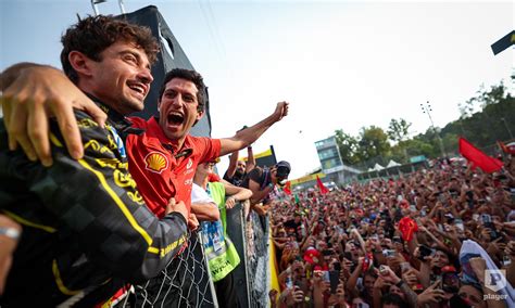 Tifosi szurkolók a monzai nagydíjon