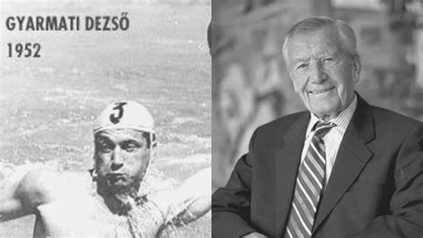 Gyarmati Dezső, a Nemzet Sportolója és háromszoros olimpiai bajnok vízilabdázó