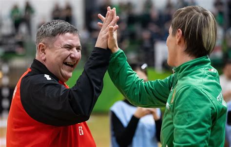 Elek Gábor, az FTC női kézilabda csapatának edzője