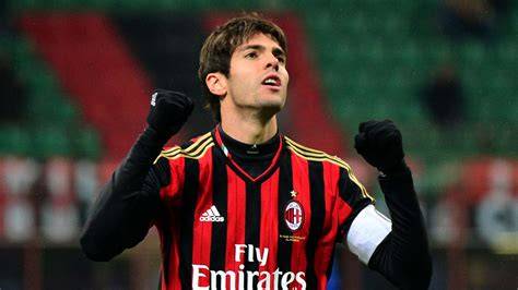 Kaká ünneplése a Milan mezében