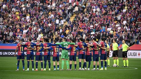 A Barcelona játékosai egy mérkőzésen