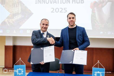 PTE ETK és Barcelona Innovation Hub együttműködési szerződés aláírása
