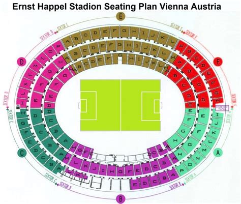 Bécsi metrótérkép az Ernst Happel Stadion közeli állomásaival