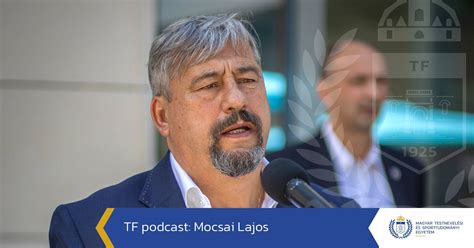 Mocsai Lajos a Testnevelési Egyetem rektoraként egy rendezvényen