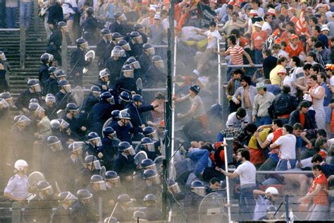 A Heysel Stadion látképe a tragédia előtt