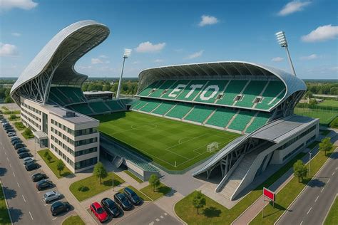Az ETO Stadion látképe