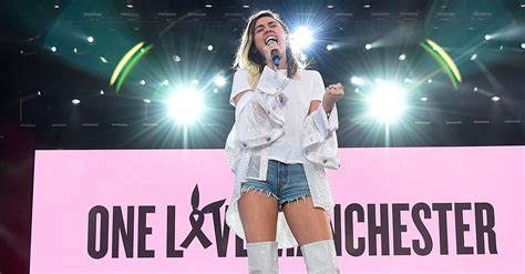 Justin Bieber, Katy Perry és Miley Cyrus a One Love Manchester koncerten