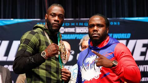 Deontay Wilder és Bermane Stiverne szembesítése a sajtótájékoztatón