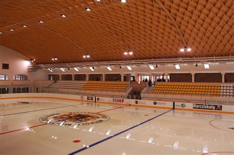 A Miskolci Jégcsarnok belső tere
