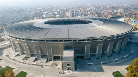 A Puskás Aréna madártávlatból
