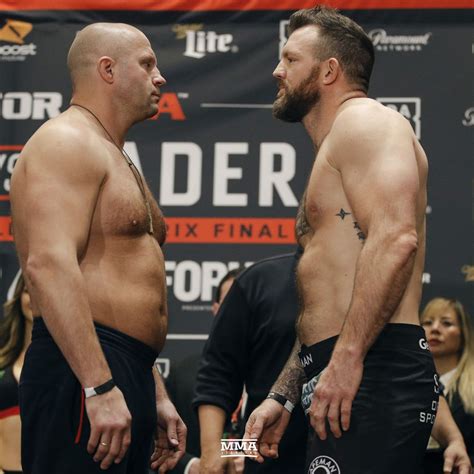 Fedor Emelianenko és Ryan Bader mérkőzésplakátja