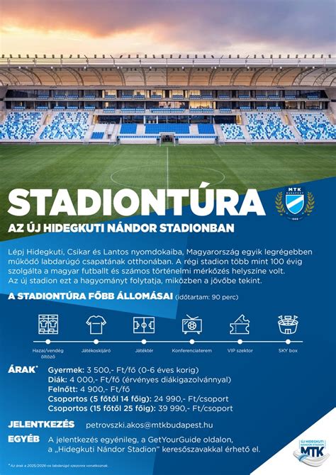 Telt ház az Új Hidegkuti Nándor Stadionban