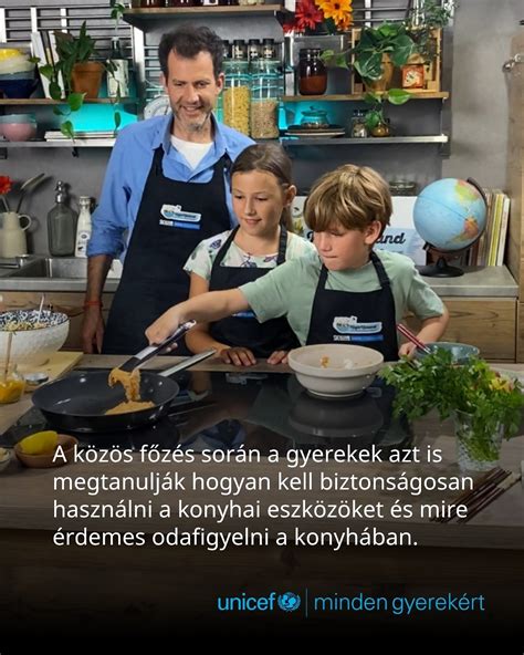 Gyerekek főznek a konyhában