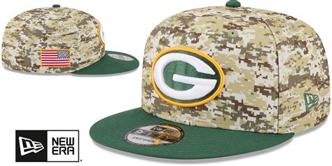 New Era Green Bay Packers Salute to Service sapka