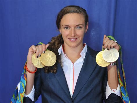 Hosszú Katinka öröme az olimpiai győzelem után
