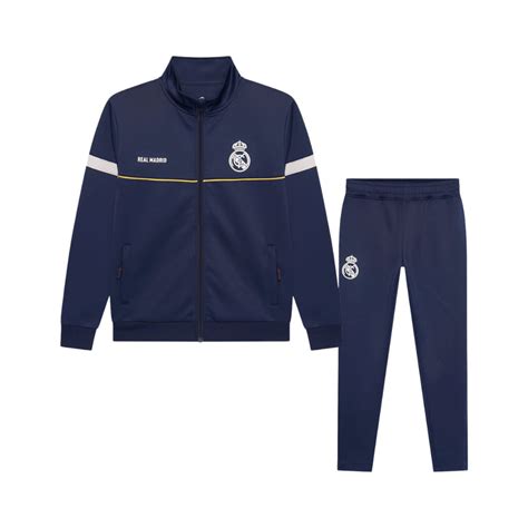 Real Madrid sötétkék melegítő nadrág logóval