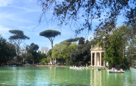 A Villa Borghese park egyik gyümölcsös kertje