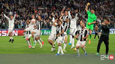 A Juventus kezdőcsapat felállása a döntőben