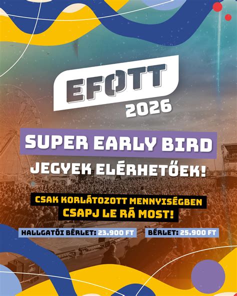 Early Bird bérlet akciós ajánlat