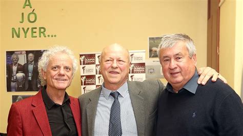 Klampár Tibor, Gergely Gábor és Jónyer István a dobogón