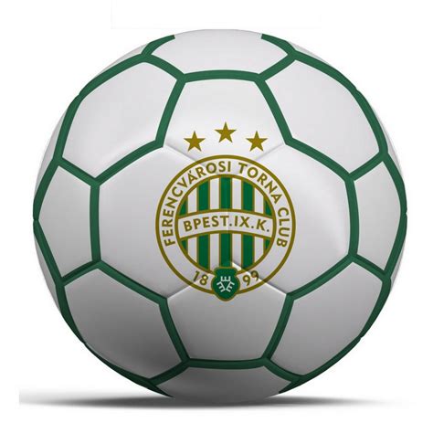 Ferencváros és Espanyol címeres labda