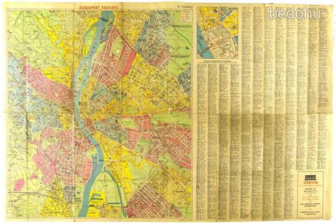Budapest térképe a tanfolyam helyszínével