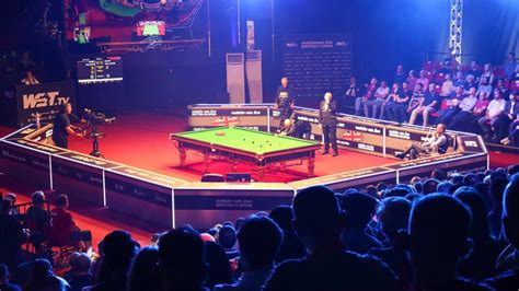 A Blackpool Tower Circus snooker mérkőzés közben