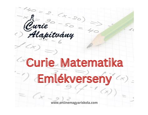 Curie matematika verseny logó