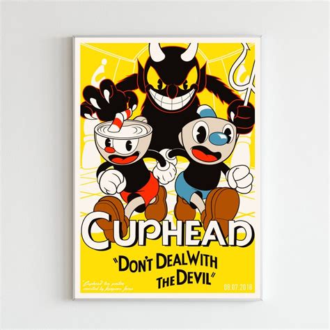 Cuphead retro rajzfilm grafika
