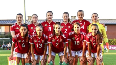 A magyar U17-es női futballválogatott csapata