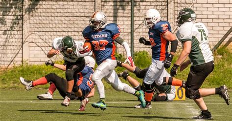 Budapest Hurricanes amerikai foci csapat edzés közben