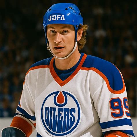 Wayne Gretzky jégkorongozás közben